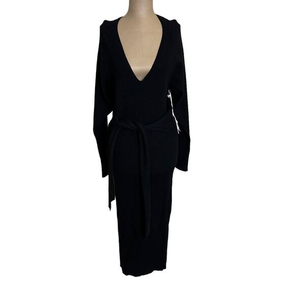 Good American Rib Knit Midi Dress - Picture 4 of 13
